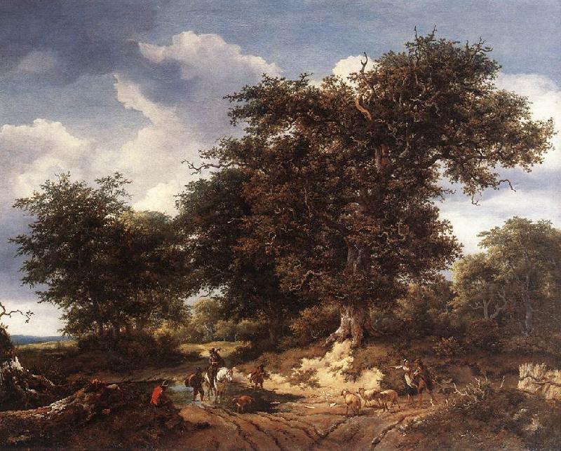 Jacob van Ruisdael The Great Oak oil painting image